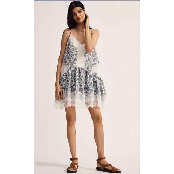 Anthropologie Dresses & Skirts - New Anthropologie Sleeveless Lace Mini Dress - XS